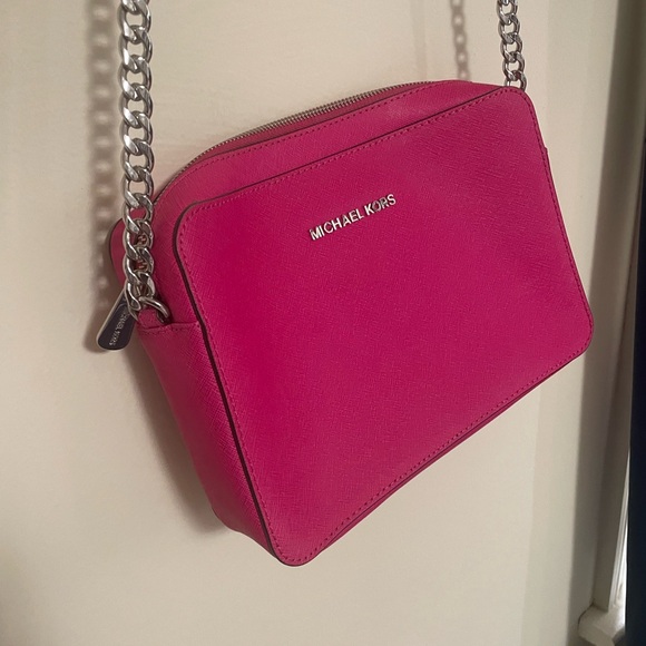NWOT Michael Kors Crossbody bag purse Hot Pink - Picture 5 of 13